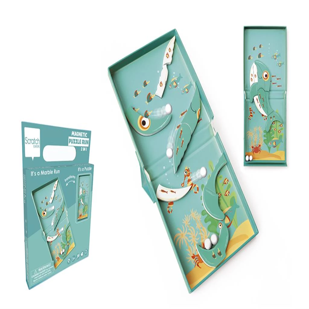 Magnetic Puzzle Run - Whale 9Pcs