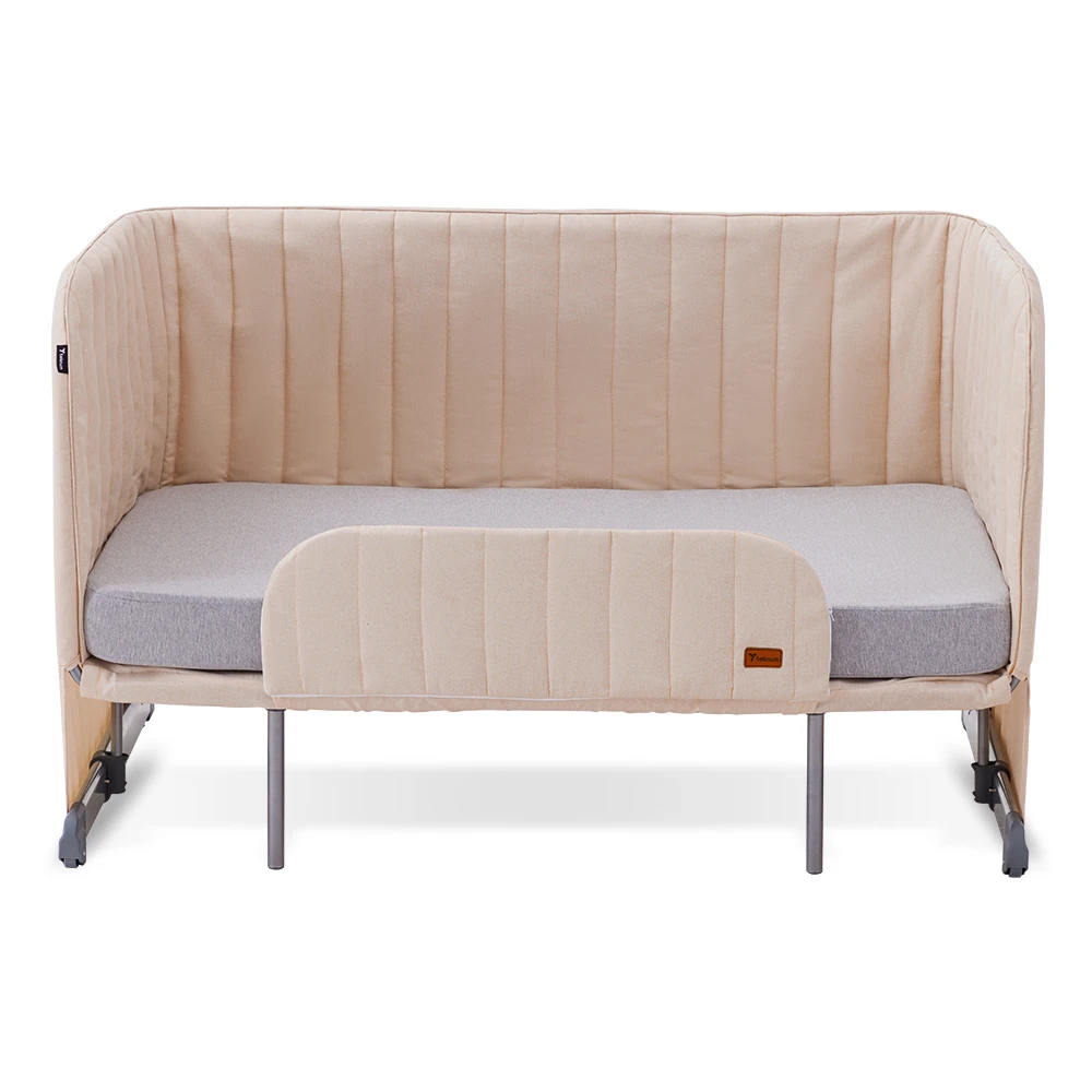 Teknum All-In-One Bedside Crib Cot & Sofa Expansion Pack - Ivory