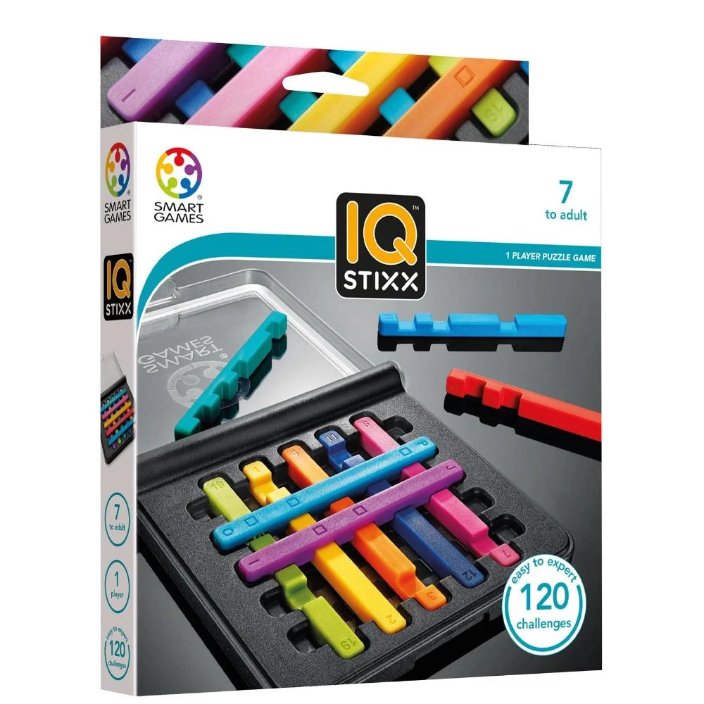 IQ Stixx by SmartGames - Challenging 1-Player Puzzle Game