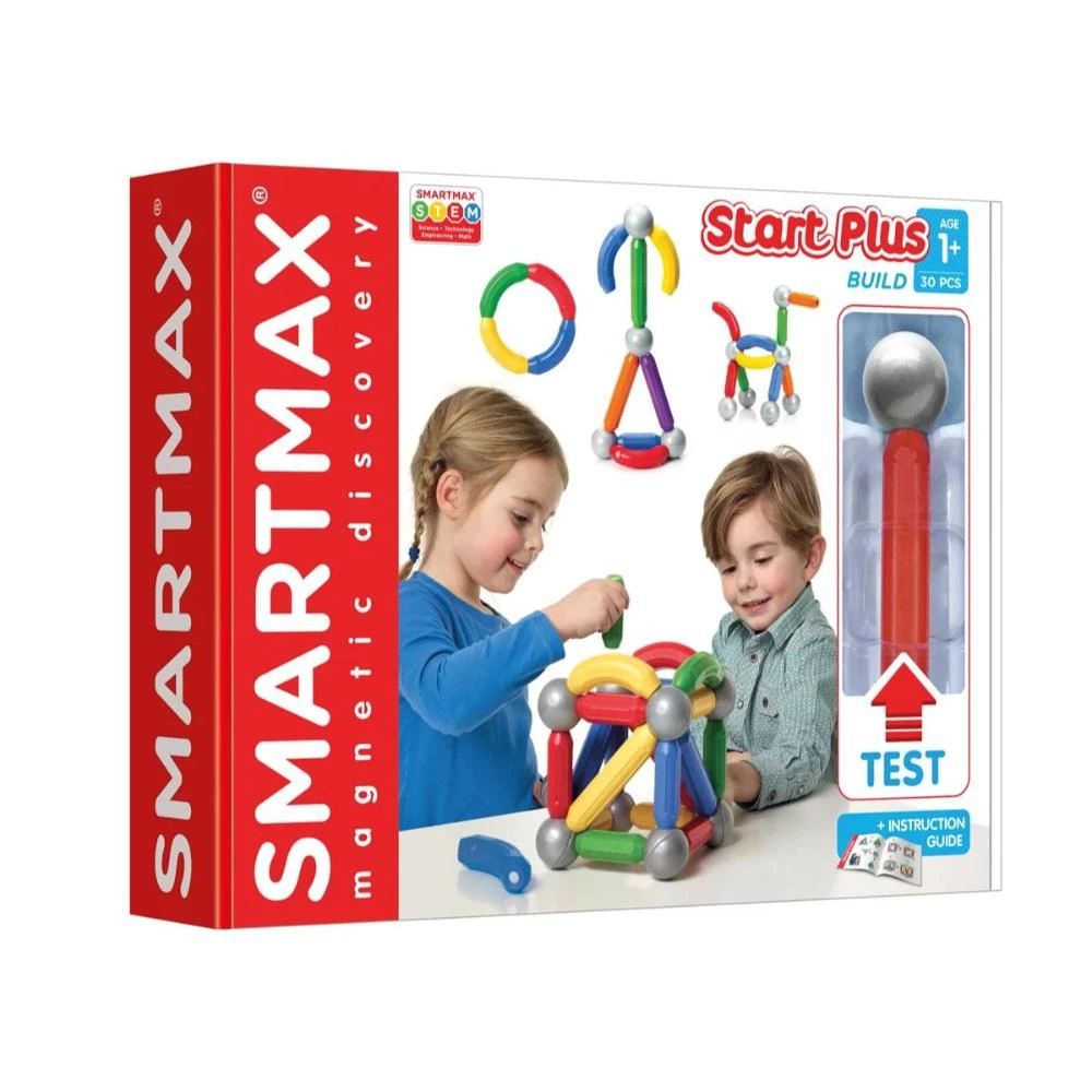 SmartMax Start+ - Magnetic Discovery Building Set for Ages 1+ with Oversized Pieces