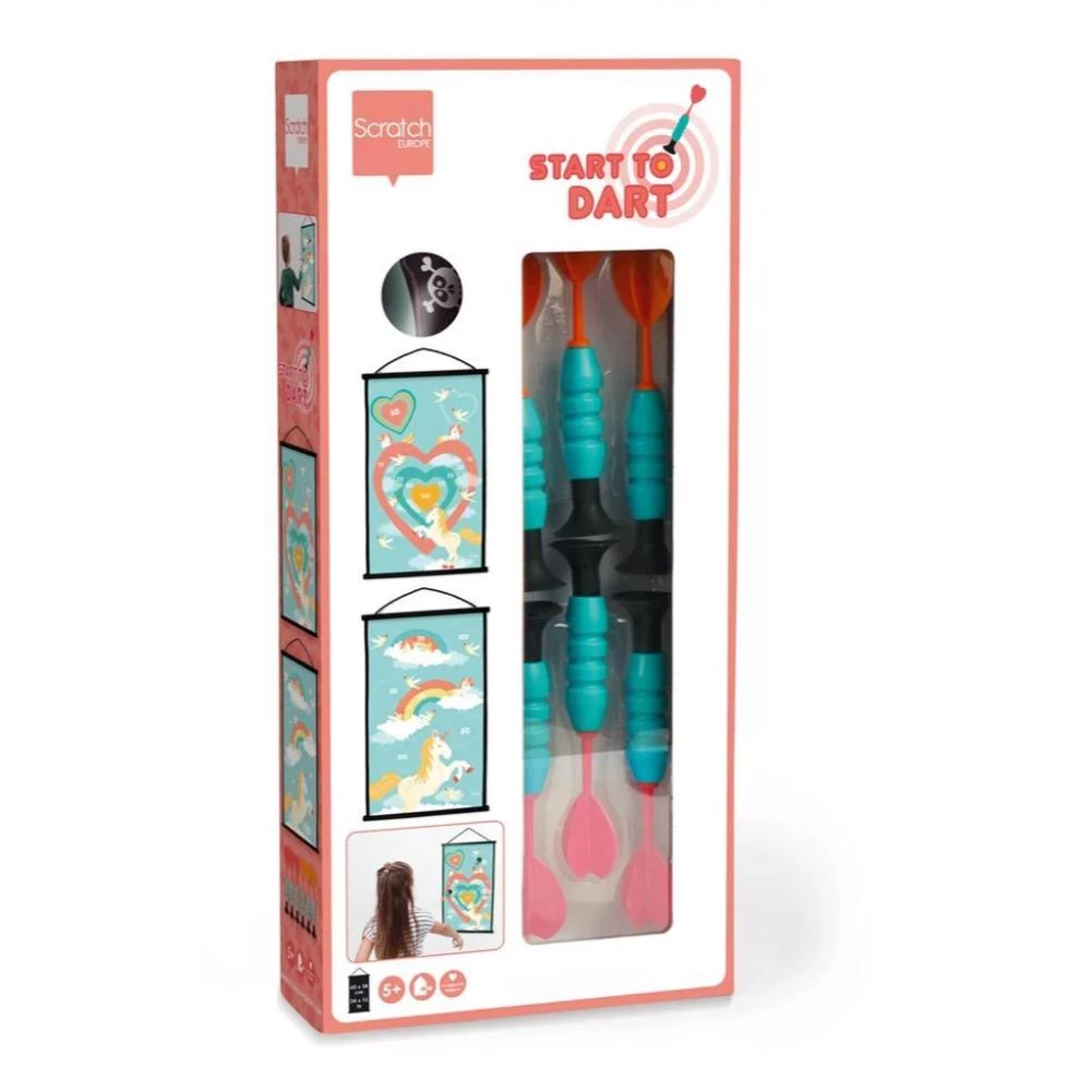 Start to Dart - Unicorn Magnetic Dart Game for Kids

