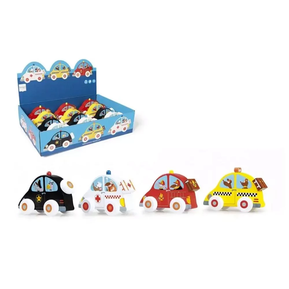 Scratch Europe Wooden Cars (assorted 1 per piece)