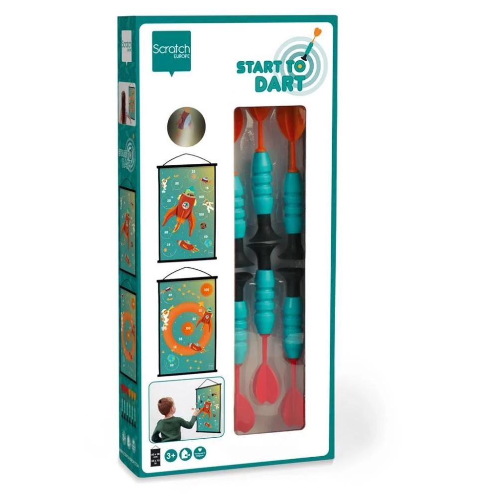 Start to Dart - Space Magnetic Dart Game for Kids

