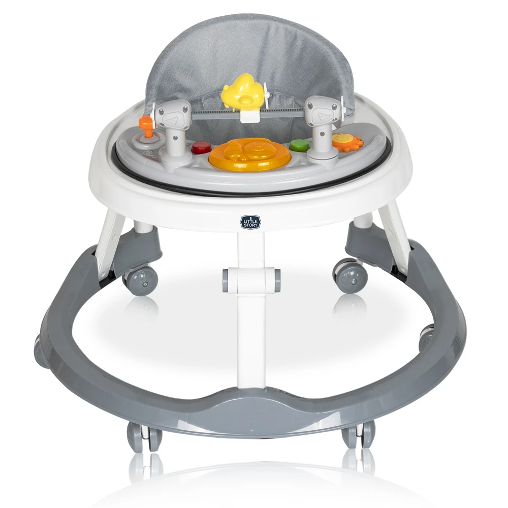 Little Story Foldable Baby Walker with Interactive Toys - Lightweight & Compact Design