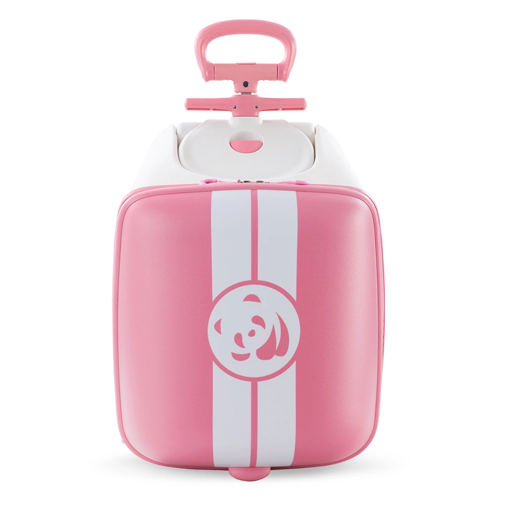Teknum 3-in-1 Ride On Luggage Suitcase for Kids - Panda Design