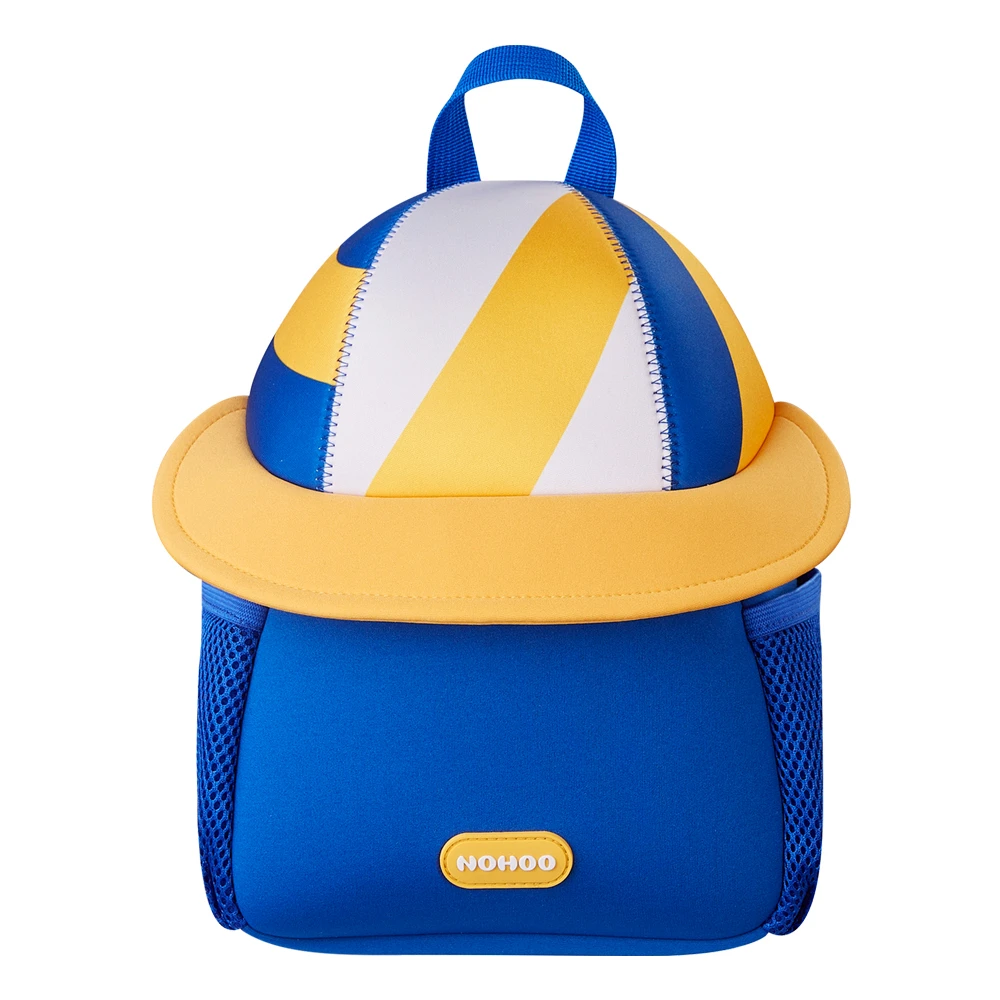 Nohoo 3D Cute Volleyball Kids School & Activity Bag 10" - Blue