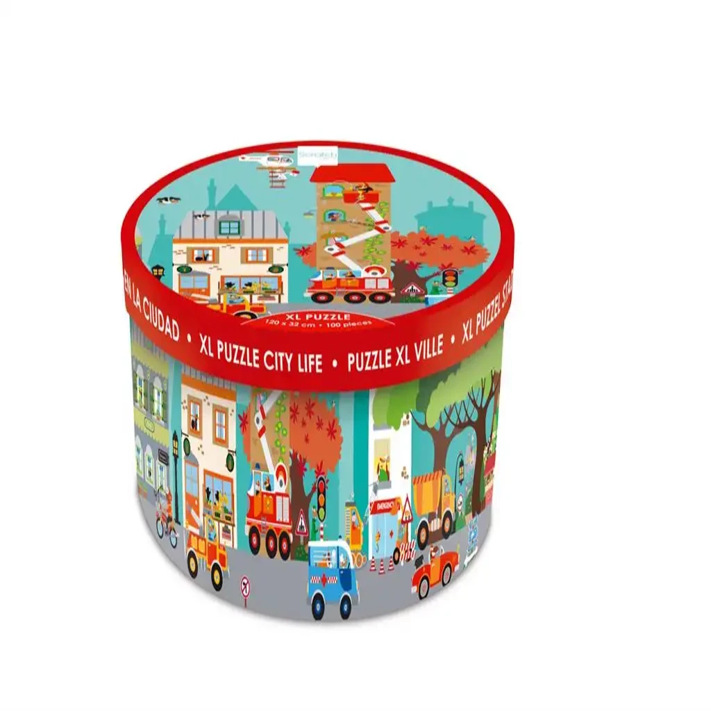 Scratch Europe Floor Puzzle - City 100-Piece Jigsaw for Kids

