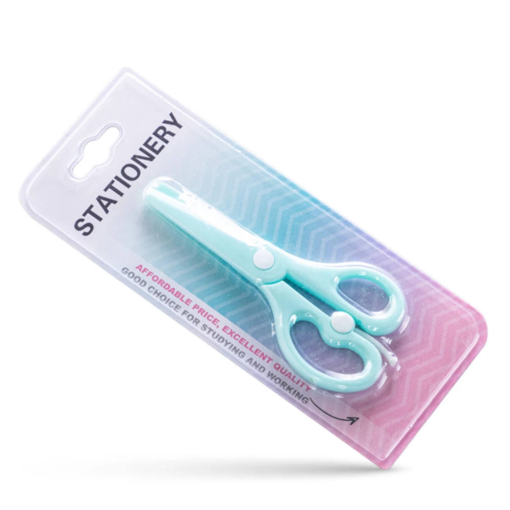 Eazy Kids School Scissors for Kids with Safety Lock – Blue