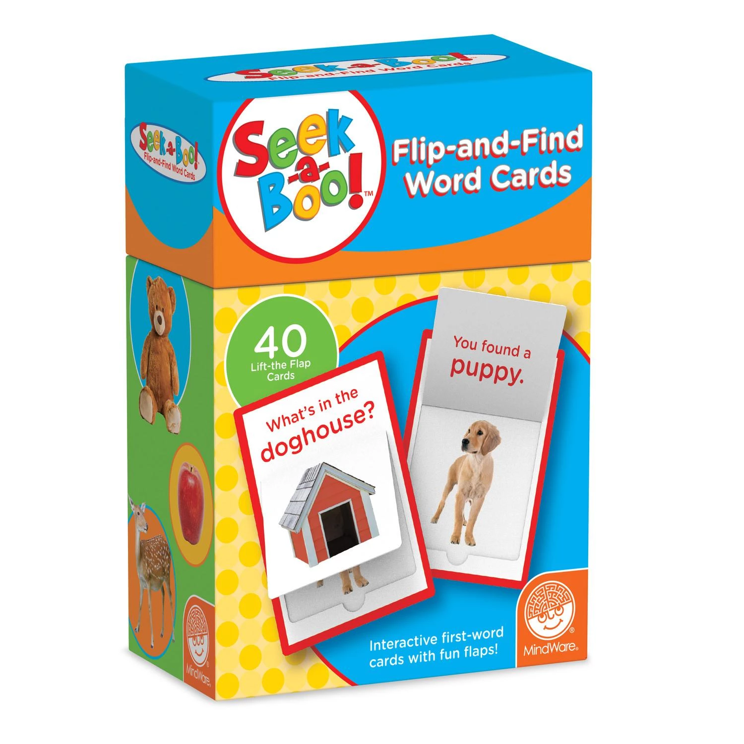 Seek A Boo! Flip-And-Find Word Cards  Interactive Learning Game