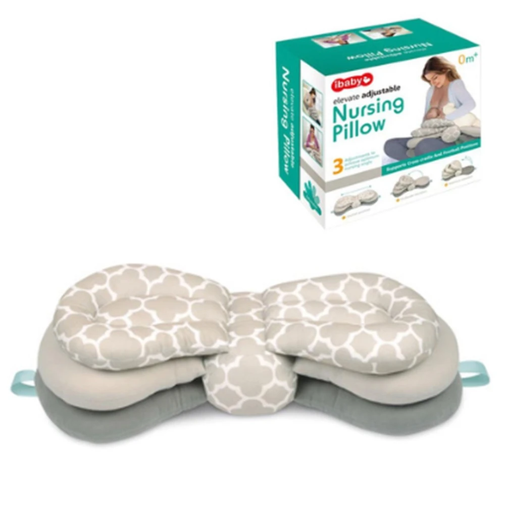 Pikkaboo iBABY - 3-in-1 Adjustable Nursing Pillow - Green