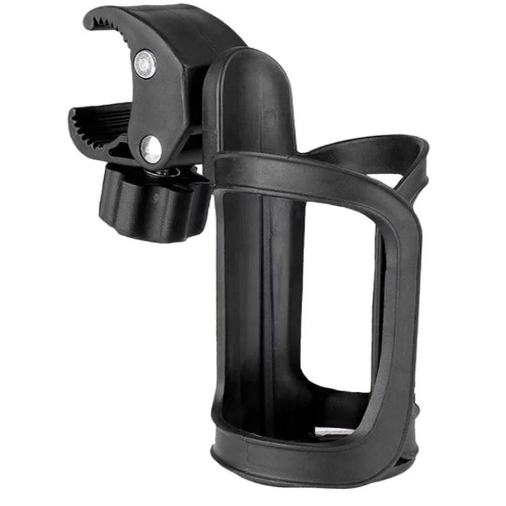 Pikkaboo - 360 Adjustable Universal Bottle Holder for Stroller - Black