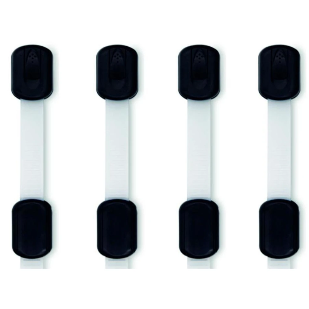 Pikkaboo BabyGuard Ultimate Safety Lock - 4Pcs - Black & White