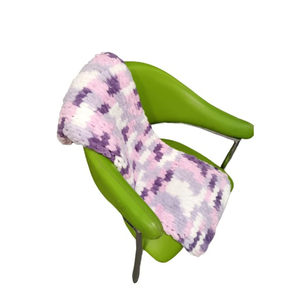 Pikkaboo-HeavenlyHugs Handmade Crochet Baby Blanket - Purple
