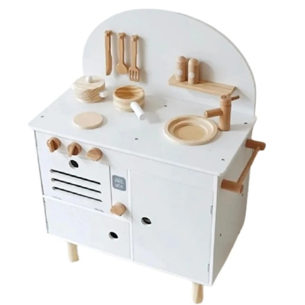 Woody Buddy - Vintage Kitchen - White - White