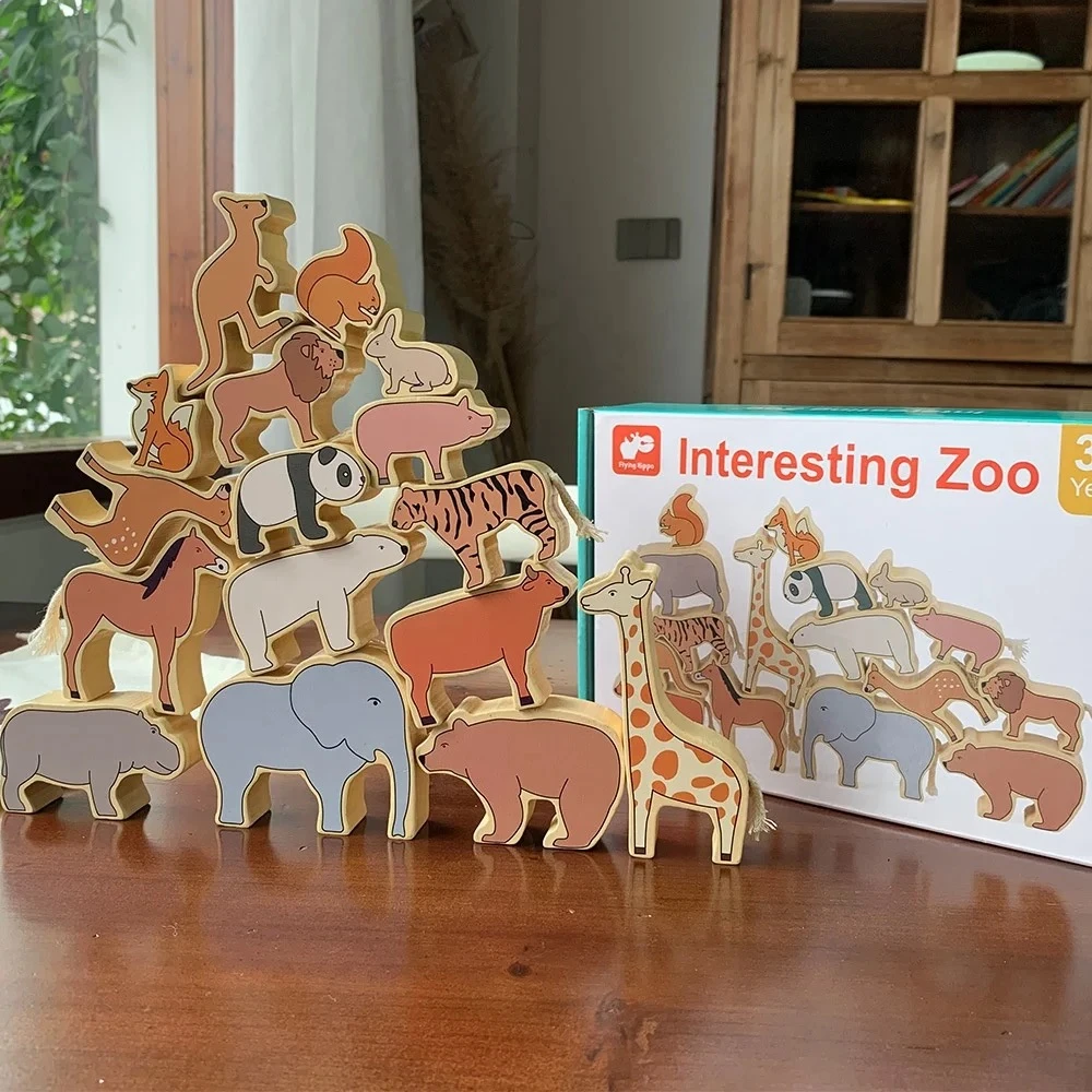 Woody Buddy - Animals Set - Multicolor