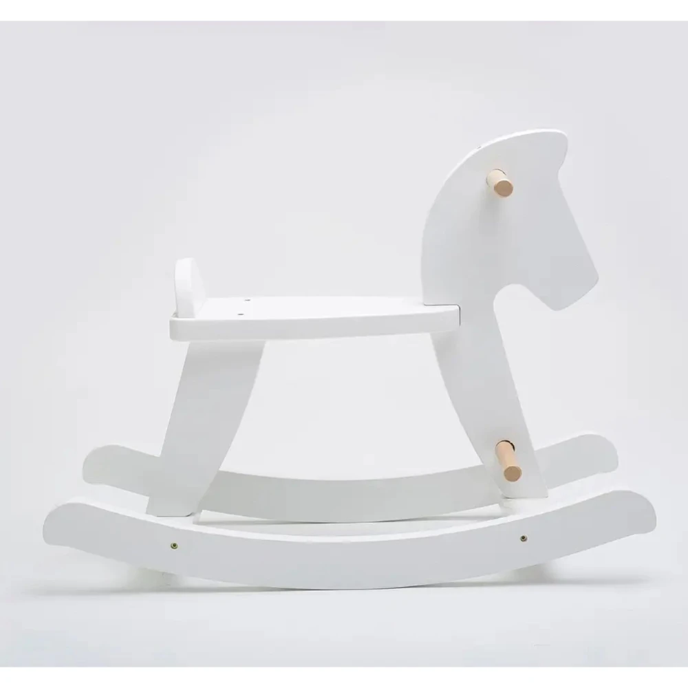 Woody Buddy - Rocking Horse - White - white