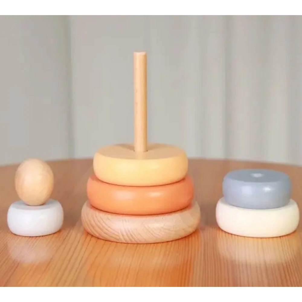 Woody Buddy - Ringtower Stacker - Blue - Blue