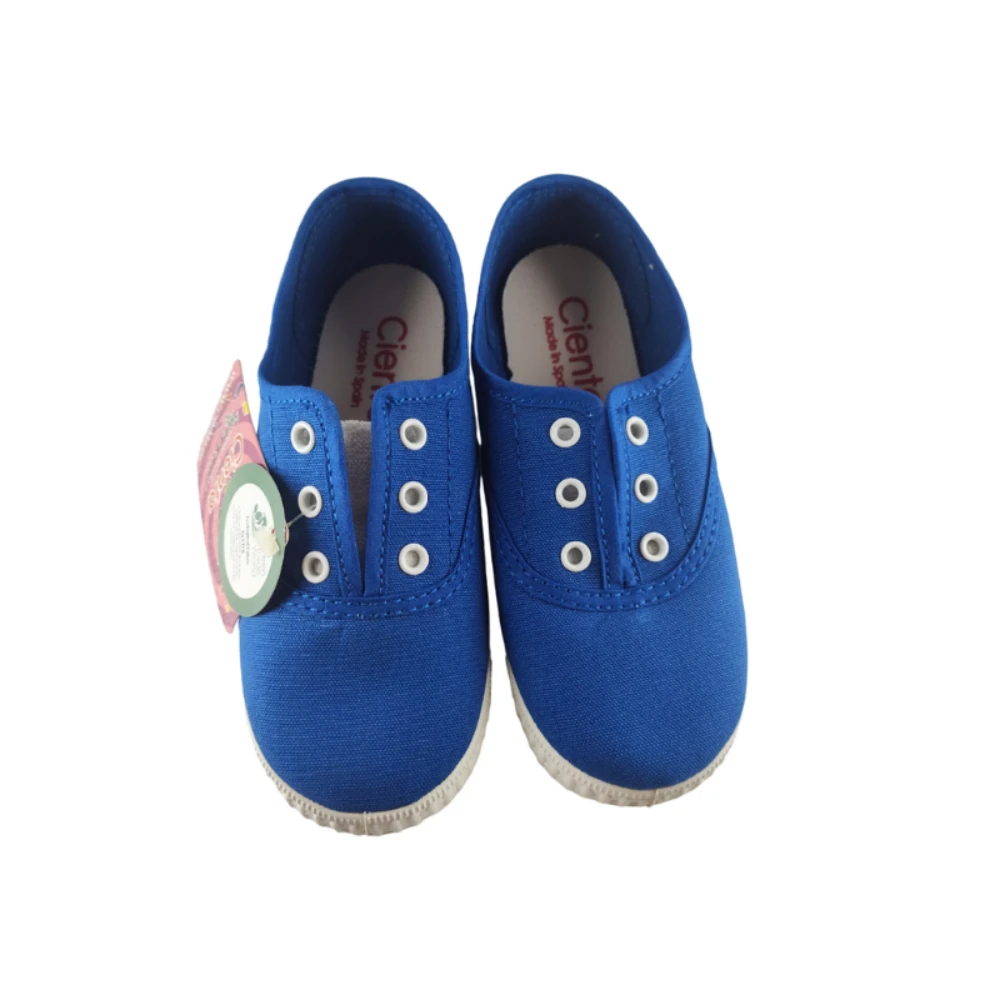 Pikkaboo-Cienta Indigo Eyelet Elastico Comfort Shoes - Baby Boy