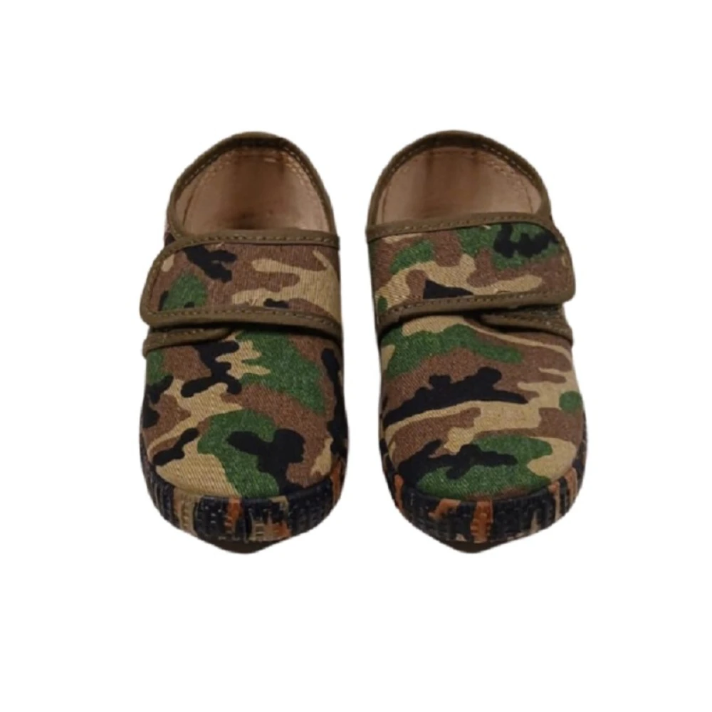 Pikkaboo-Cienta Kakhi Camou Boys Shoes - Boys